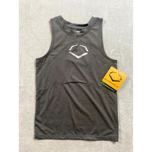 EvoShield G2s Chest Guard Shirt‎ Youth Large Gray Sleeveless Baseball Protector